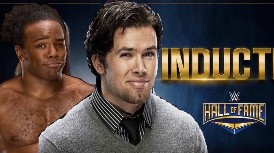 VintagePodcast's tweet photo. Wow the internet was ready for this one. Reported 'leaked' HOF induction 
#XavierWoods #BradMaddox #Paige https://t.co/mKXWXBmx6i