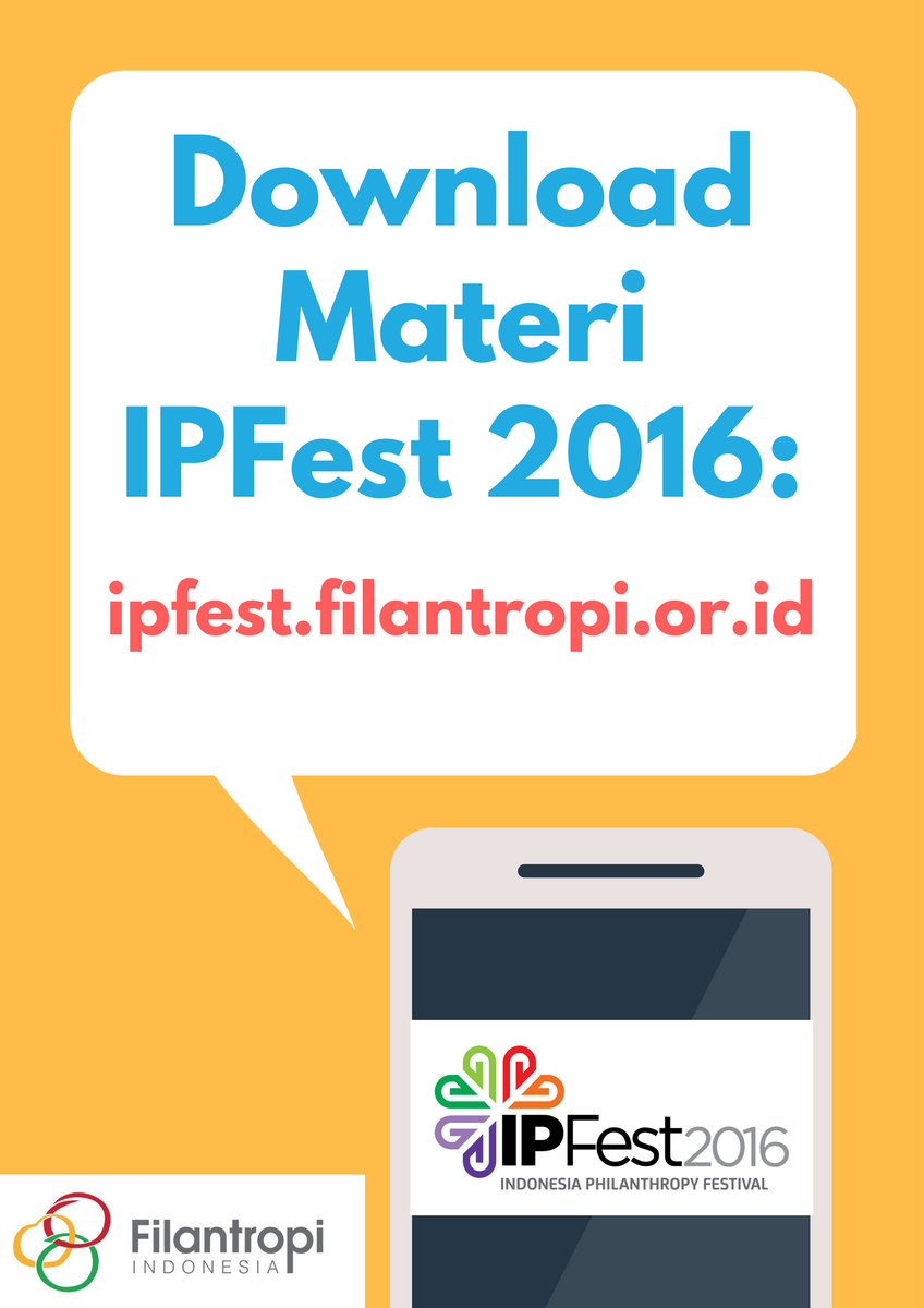 FilantropiINA's tweet photo. Unduh materi narasumber dalam rangkaian acara Indonesia Philanthropy Festival 2016 #IPFest2016 di https://t.co/QZHMue3b1R https://t.co/COBoKoTAyn