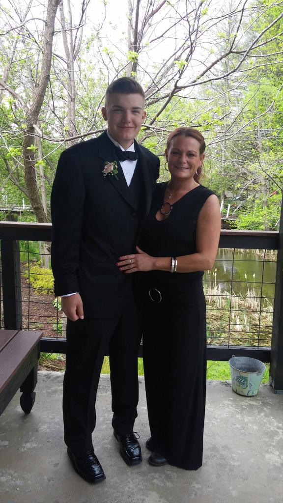 AmberStassi's tweet image. My middle son and I, I Love u Damon