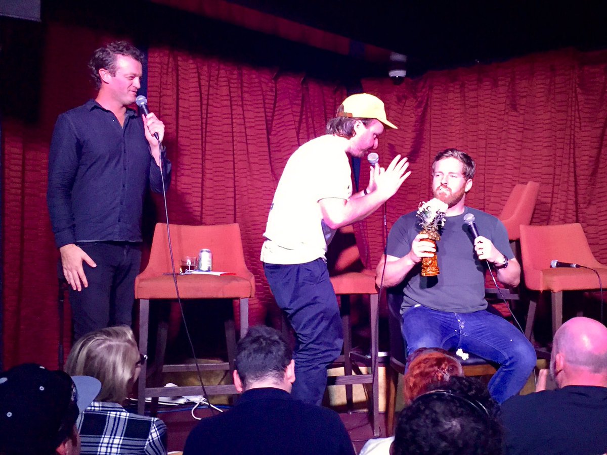 BeaverBnut's tweet photo. Not the kind of frothies @TheNickCody is known for but that's how he rolls as a platinum @DumDumClub guest #comedyyy https://t.co/AsnLu4H8xj