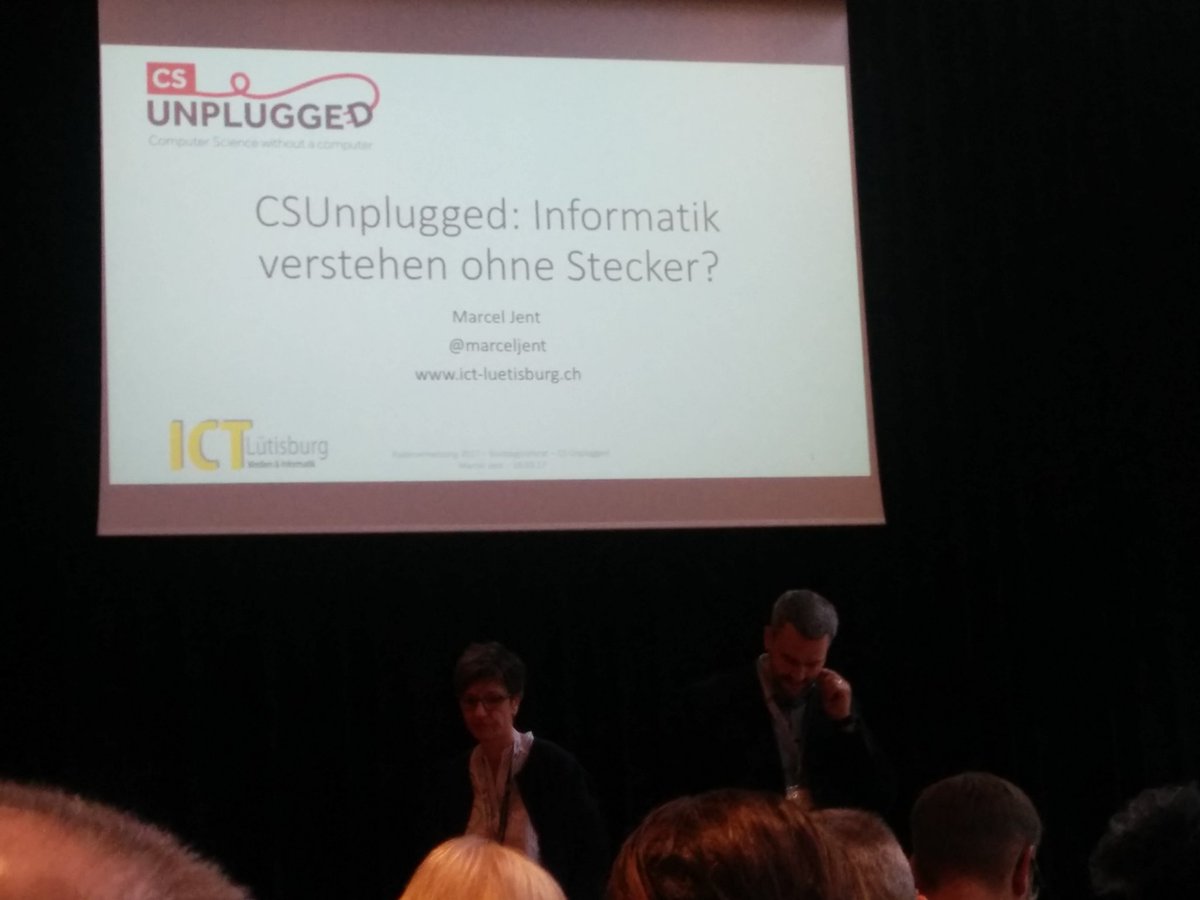 Start der #Kadervernetzung mit CSunplugged