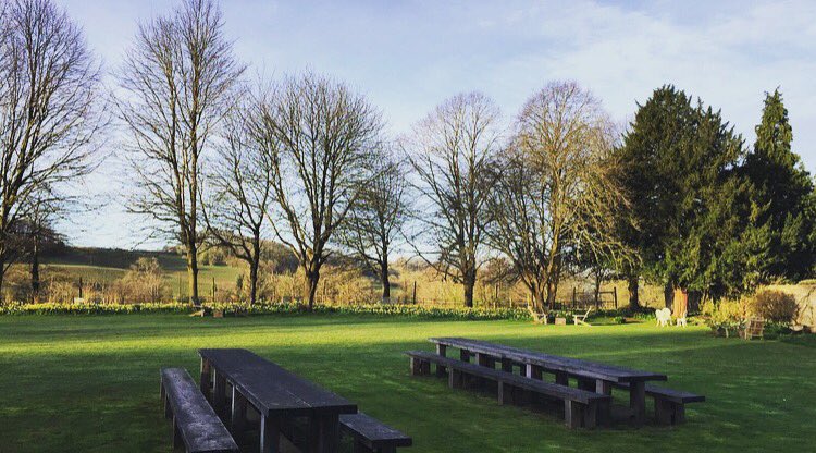 A glorious day yesterday in the Mendip Hills AONB at THE PIG-near Bath 🌳 Quintessentially English views... #somerset #piggythings