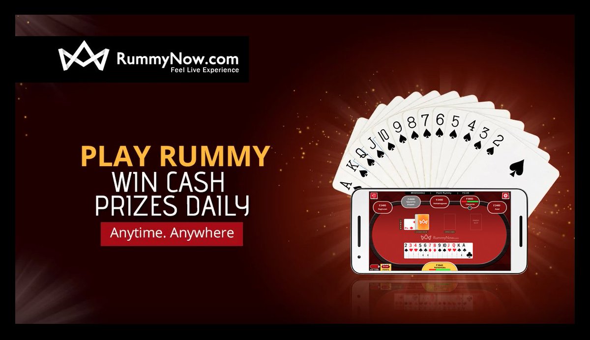 itsrummynow's tweet photo. Experience the Top Notch #onlinerummy game at #Rummynow . Anytime.. Anywhere.

#Rummy #13cards #onlinerummy #dealsrummy #pointsrummy https://t.co/qNNx7JOtH9