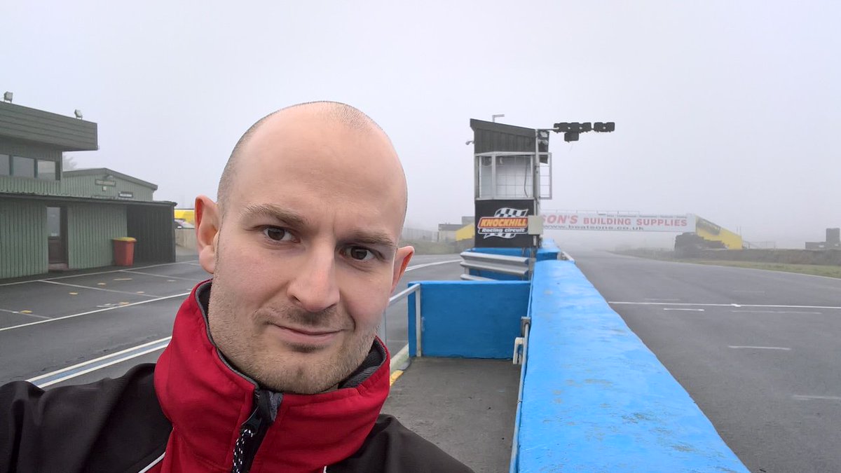 redblack_lines's tweet photo. Hello from @krcircuit fog starting to descend but it'll make for and atmospheric launch 😜 #2017launch #JG33 #ff1600 https://t.co/fc6fPxNJ4F
