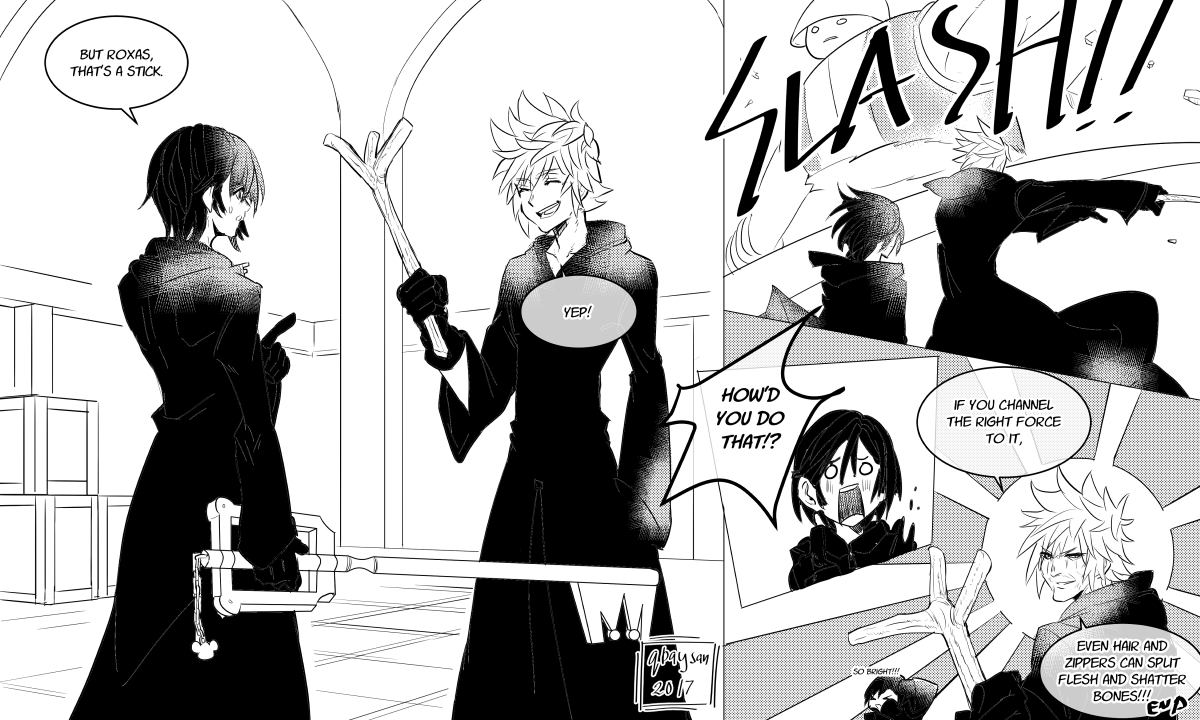 Qbaysan on Twitter: "Remember that time Roxas used a stick? Rewatched that  epic ep of Thunderbolt Fantasy. Shofukan used a stick to beat all of his  opponents. https://t.co/YsLuO8fR51" / Twitter