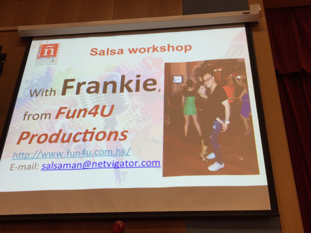 HKSSCF's tweet photo. #HKSSCF Salsa workshop with Frankie from Fun4U https://t.co/BkEbEF5S6R