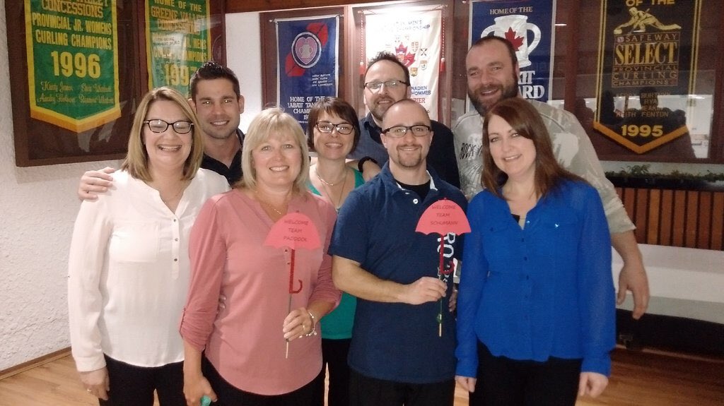 TeamSchumann's tweet photo. The 2 teams representing the Norman Region in Manitoba! https://t.co/eq7qG7qC7R