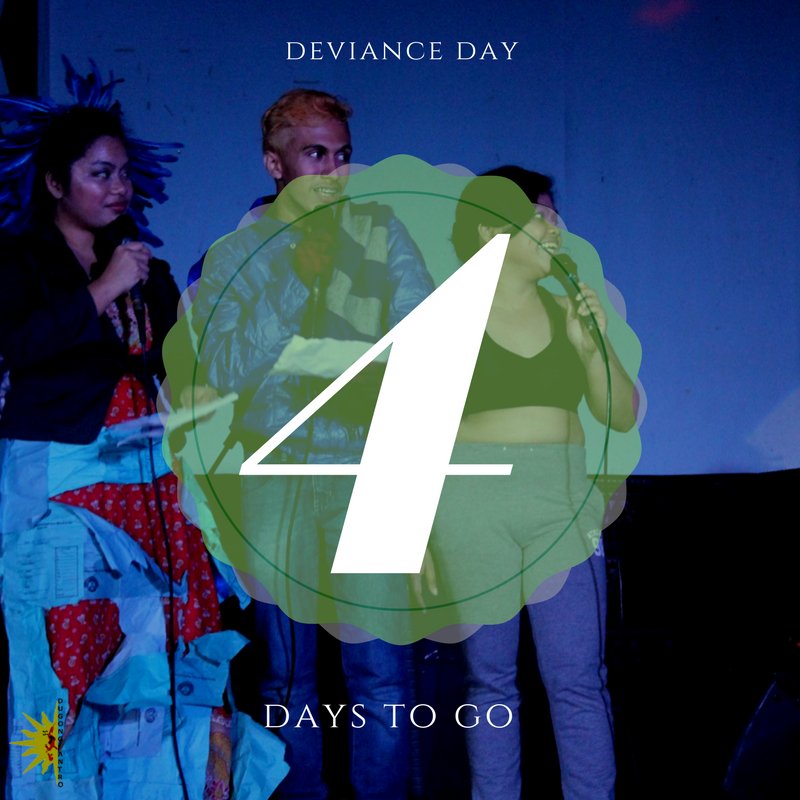 dugongantro's tweet photo. 4 DAYS TO GO!! #Deviance2k17
(P.S. Miss na namin kayo @omidong @marasurvived @durbeean) https://t.co/KcNXXVyI16