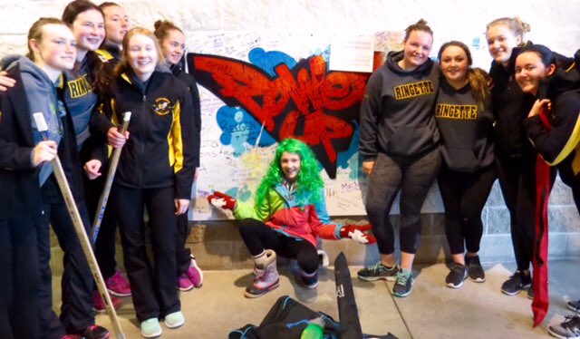mustangsallymac's tweet photo. Ringette Fun! #PickeringProvincials https://t.co/2HX1MkTQBX