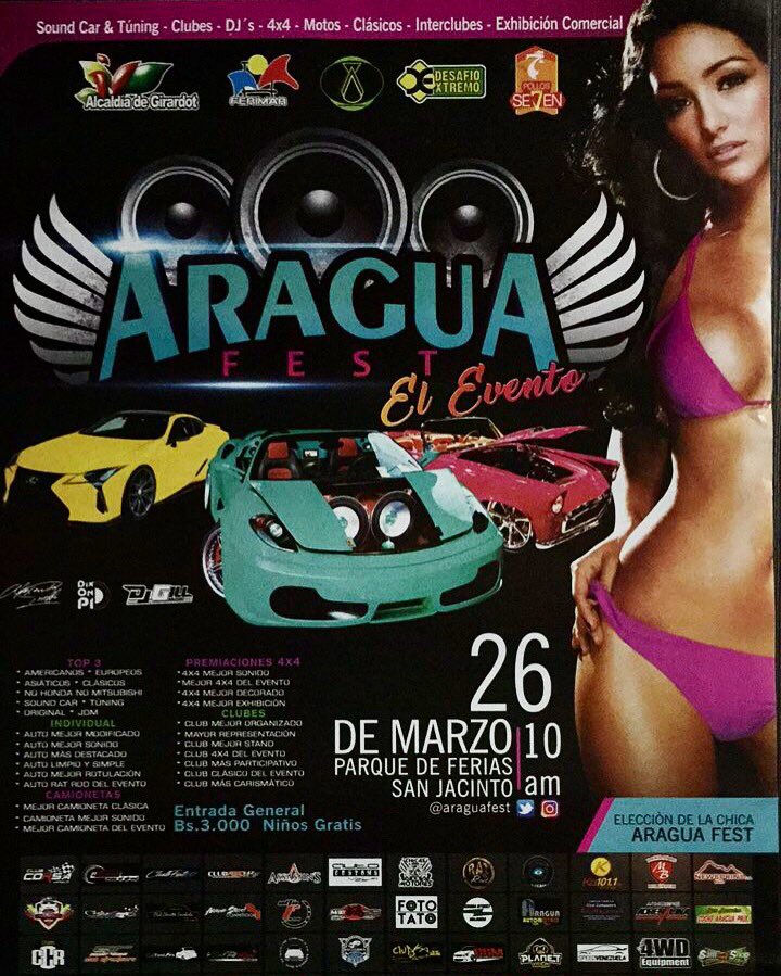 joeltovarm's tweet photo. @AraguaFest conoce nuestro afiche #AlMomento #araguafest https://t.co/bpVNvtunkP