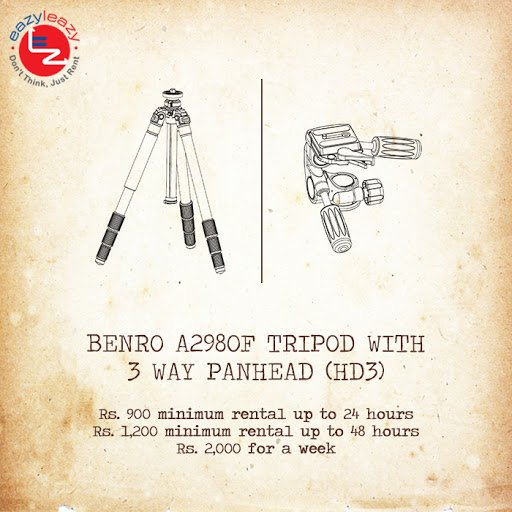 EazyLeazy's tweet photo. Because everyone needs some stability in their lives #EazyLeazy #JustRent #DontThink #Tripod #DSLR #DslrAccessories https://t.co/8THdB7cb0H
