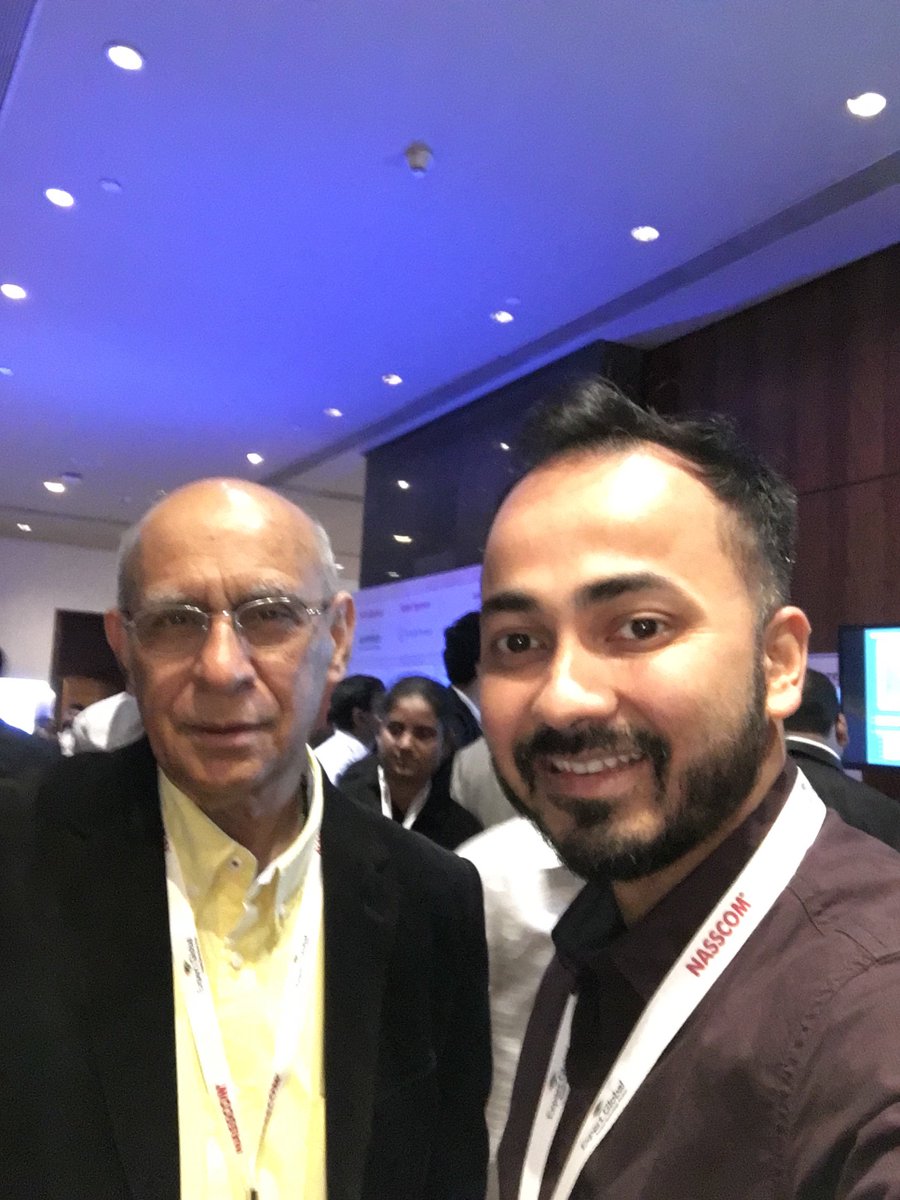 TweetSankha's tweet photo. No words to express. With the legend. #NPC2017 https://t.co/U6JjpuprV3