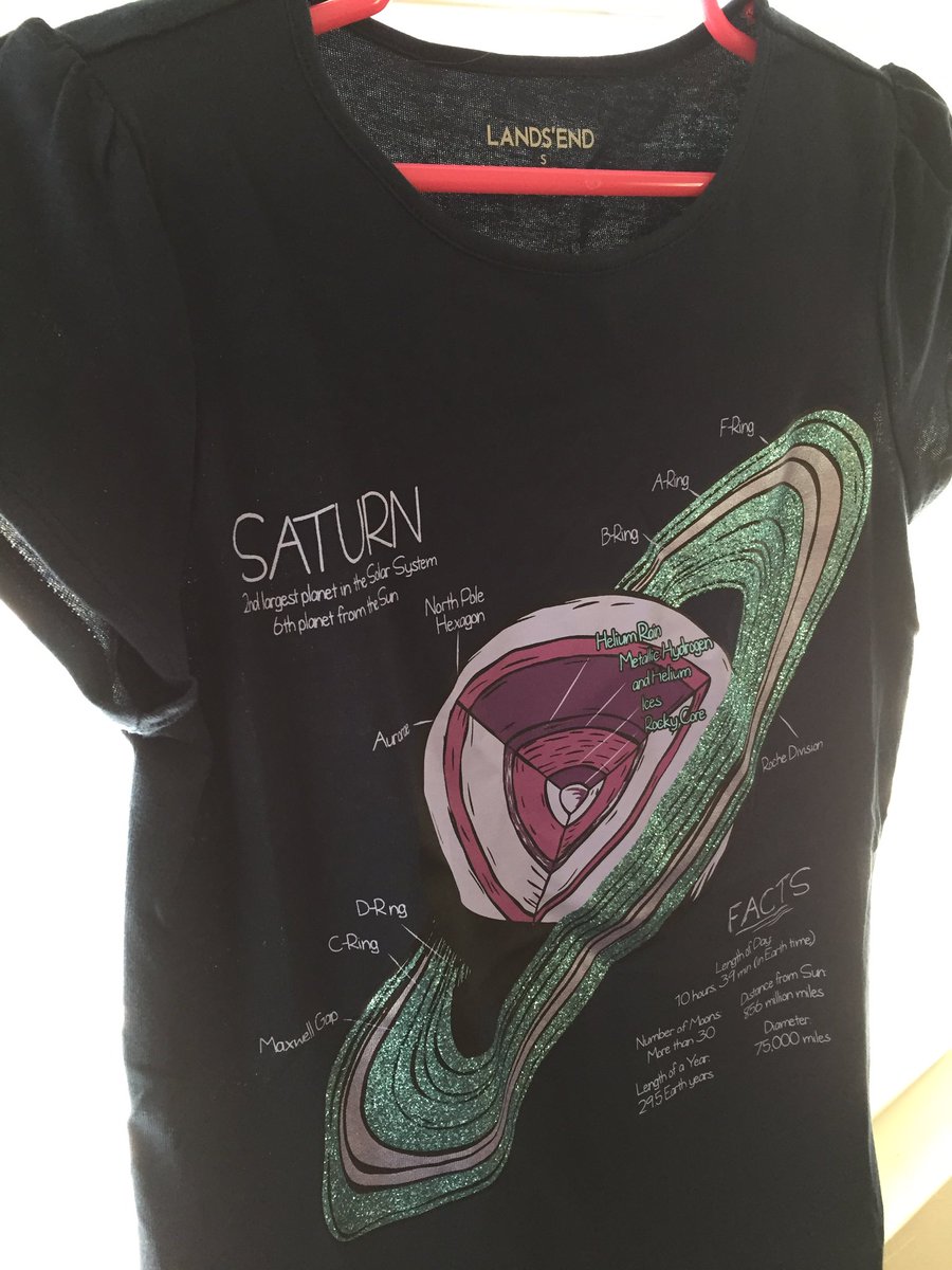 stephsheaffer's tweet photo. Saturn t-shirt for girls by @landsend. Hope to see more science, math, and nature tees like this one! #birthdaygiftguide #age8 https://t.co/XjADXfVSJu