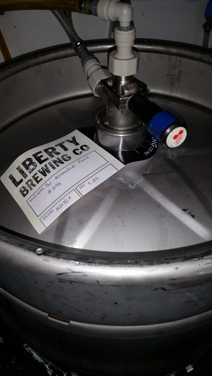 What's this? A brand new <a href="/LibertyBrewer/">Liberty Brewing Co</a> pale ale is what. The Alternative Fact on tap now <a href="/LiquorlandNM/">Liquorland Newmarket</a> and tasting great!