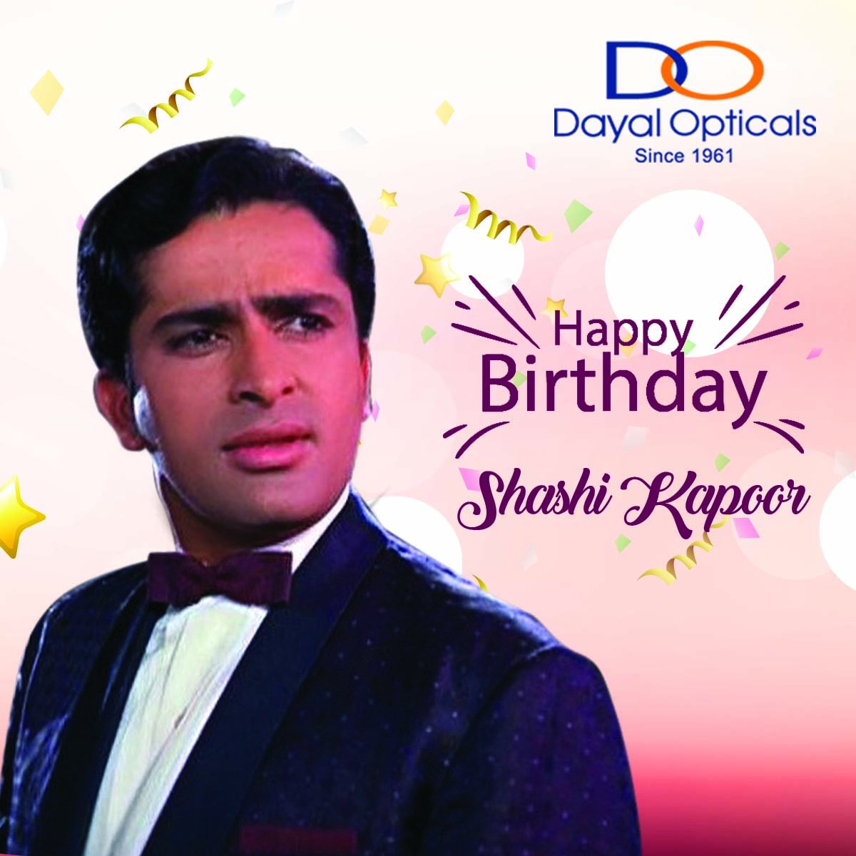  wishes the veteran of bollywood Mr. Shashi Kapoor Happy Birthday! 