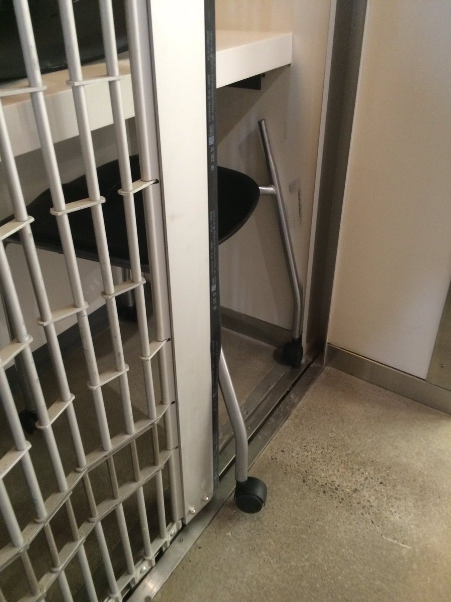 ASUOFinance's tweet image. Martha may be strong at writing POs, but she's no match for this busted gate!