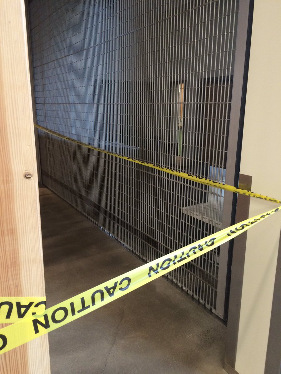 ASUOFinance's tweet image. Martha may be strong at writing POs, but she's no match for this busted gate!