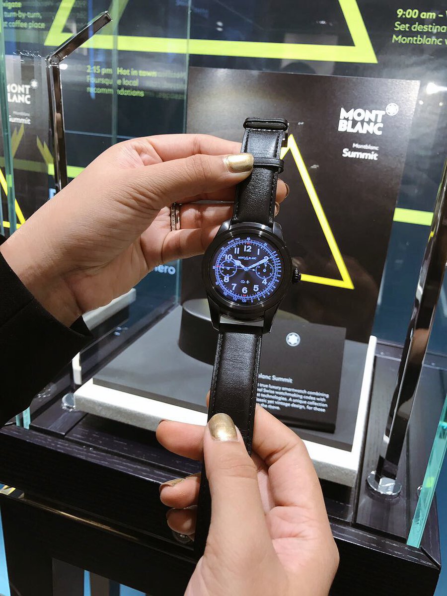 AayushiBangur's tweet photo. Super excited to be at the launch of the new #smartw by @montblanc_world! #BeAhead #montblancsummit https://t.co/Jr7gVWhpje
