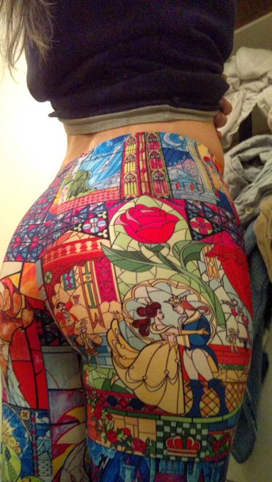 These leggings are everything, you guys! #BeautyAndTheBeast #TaleasoldasTime #butt https://t.co/IbdF