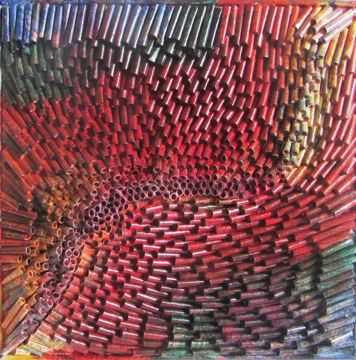 3D recycled artwork from old magazine #upcyling #rolledpaperart etsy.com/de/listing/266…