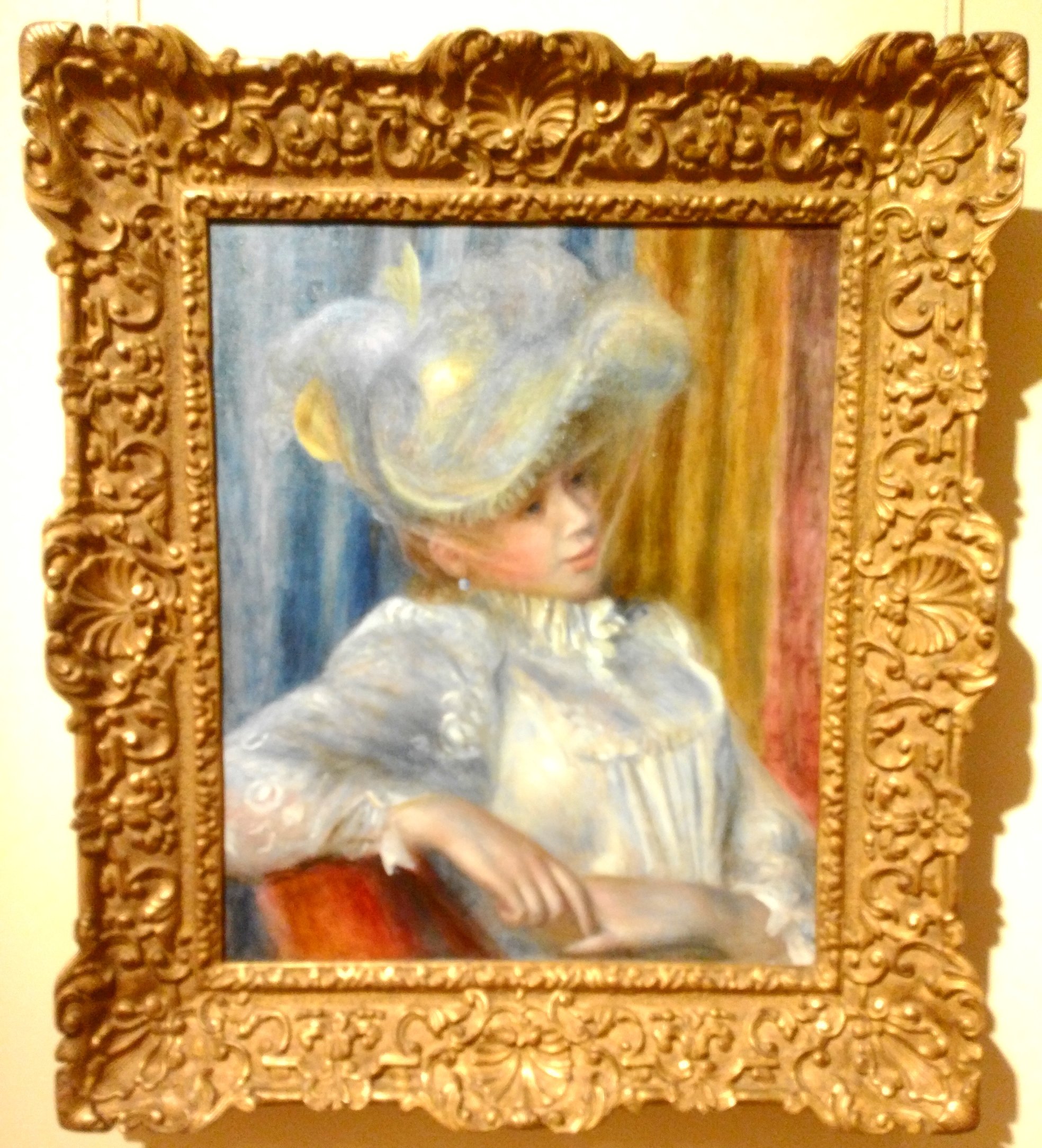 ルノアール 帽子の女