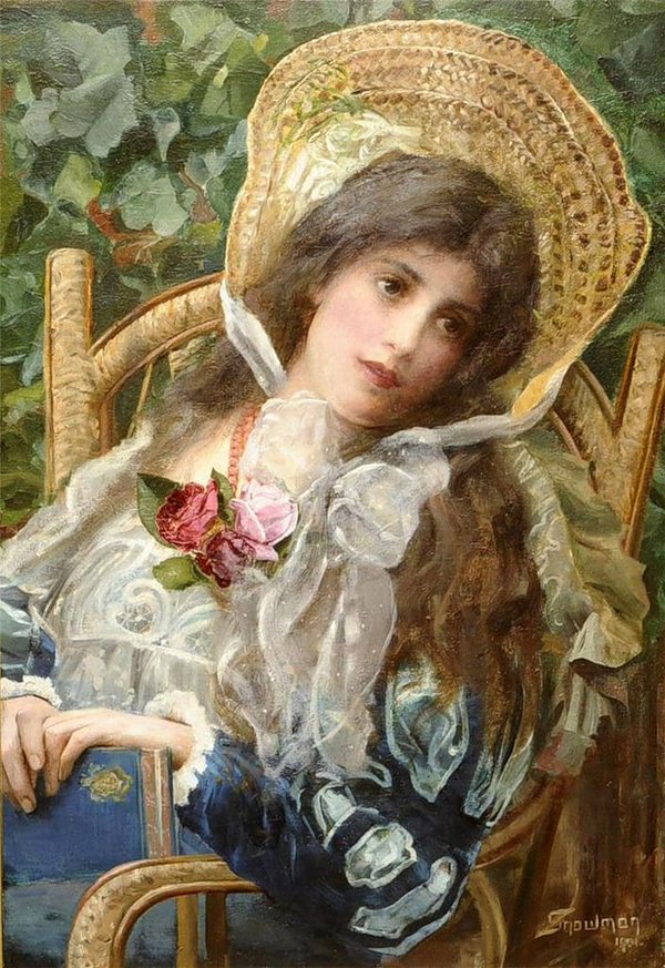 Choco_Sandy1's tweet photo. Feliz finde❣️

#fineart by 🎨Isaac Snowman ("Contemplation")

@maluisa_3 @scastaldi9 @deOzAlice @amparofashion @BPerrionni @ZaraTwain https://t.co/nv3WZ2TIaO