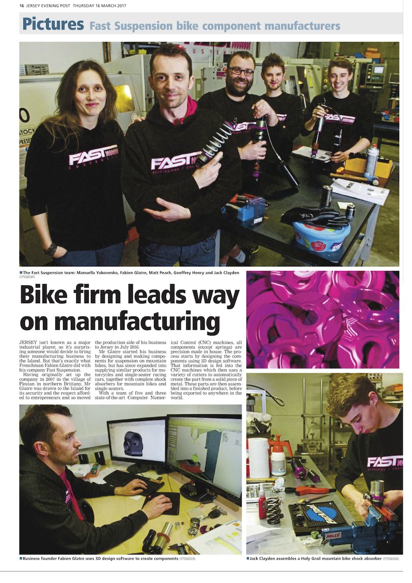 mitcharj's tweet photo. #FastSuspension hitting the headlines in #JerseyCI https://t.co/vM2xUl3RPf @LocateJersey @MBmag_online https://t.co/6pXip4Y3vS