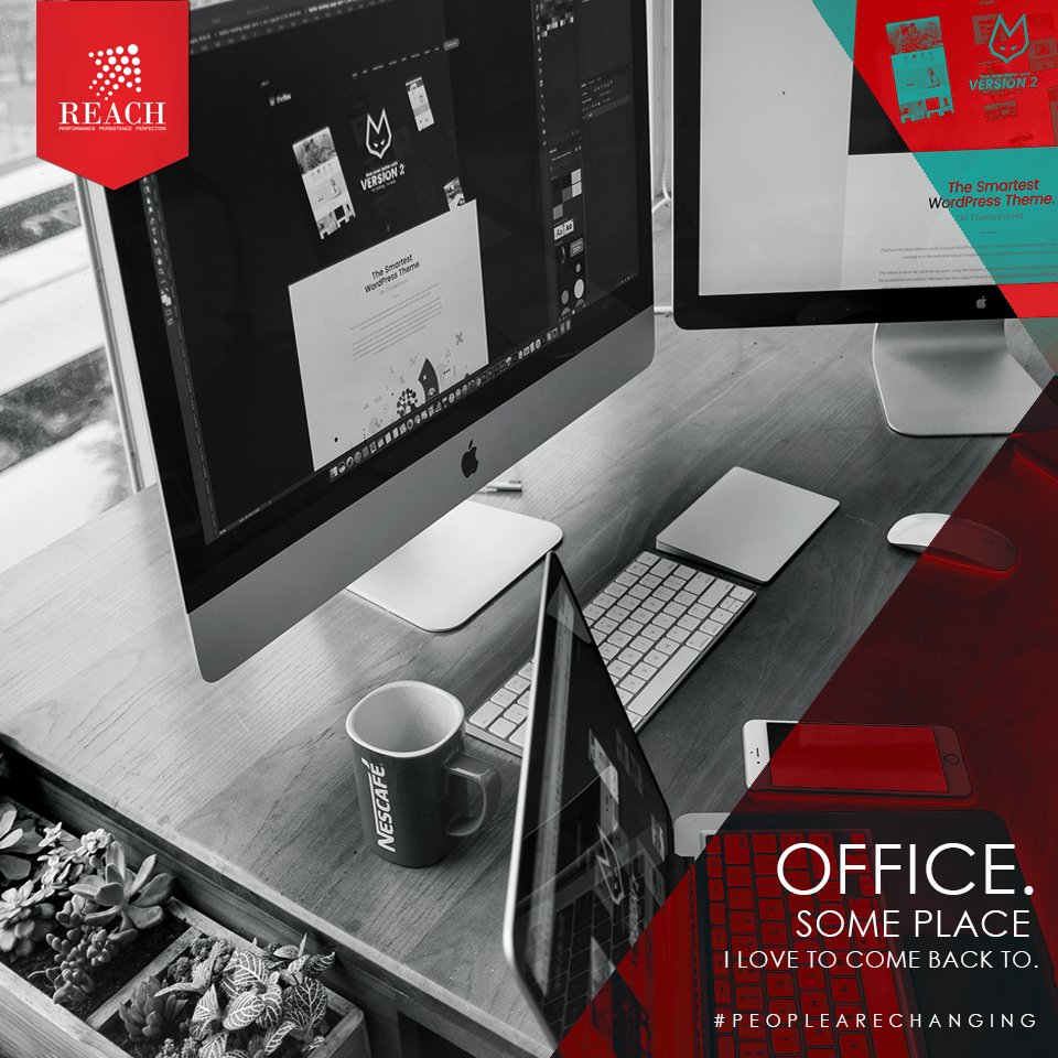 Reachprogroup's tweet image. The new age changes to the workspace have transformed offices to places you love to go back to. #peoplearechanging #motivation #reachgroup