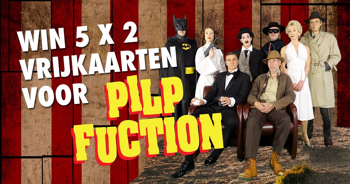 De Ploeg (@deploeg1) on Twitter photo Retweet, volg en win 5x2tickets voor dรฉ premiรฉre van Pilp Fuction aanstaande dinsdag <a href="/LuxorTheater/">Luxor Theater</a> 20.00 uur @Viggowaas en <a href="/peterheerschop/">Peter Heerschop</a> Retweet, volg en win 5x2tickets voor dรฉ premiรฉre van Pilp Fuction aanstaande dinsdag <a href="/LuxorTheater/">Luxor Theater</a> 20.00 uur @Viggowaas en <a href="/peterheerschop/">Peter Heerschop</a>