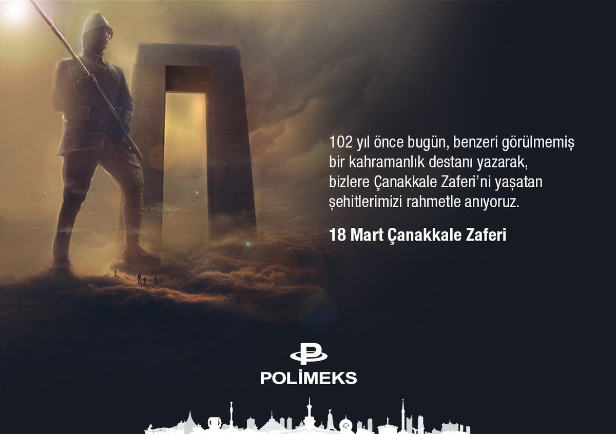 102 yıl önce bugün benzeri görülmemiş bir kahramanlık destanı yazarak, bizlere Çanakkale Zaferi'ni yaşatan şehitlerimizi rahmetle anıyoruz.