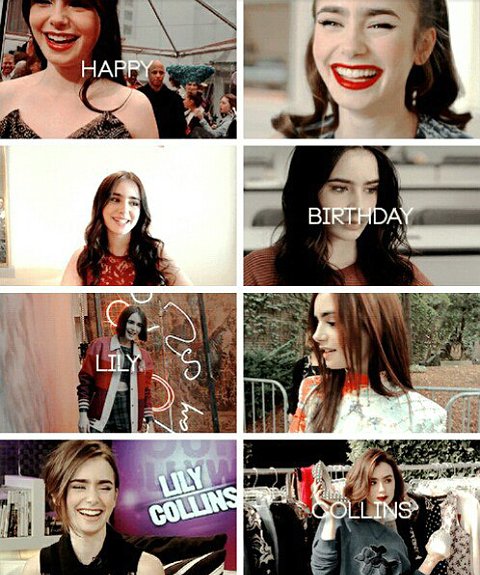 Happy Birthday Lily Collins!!!       