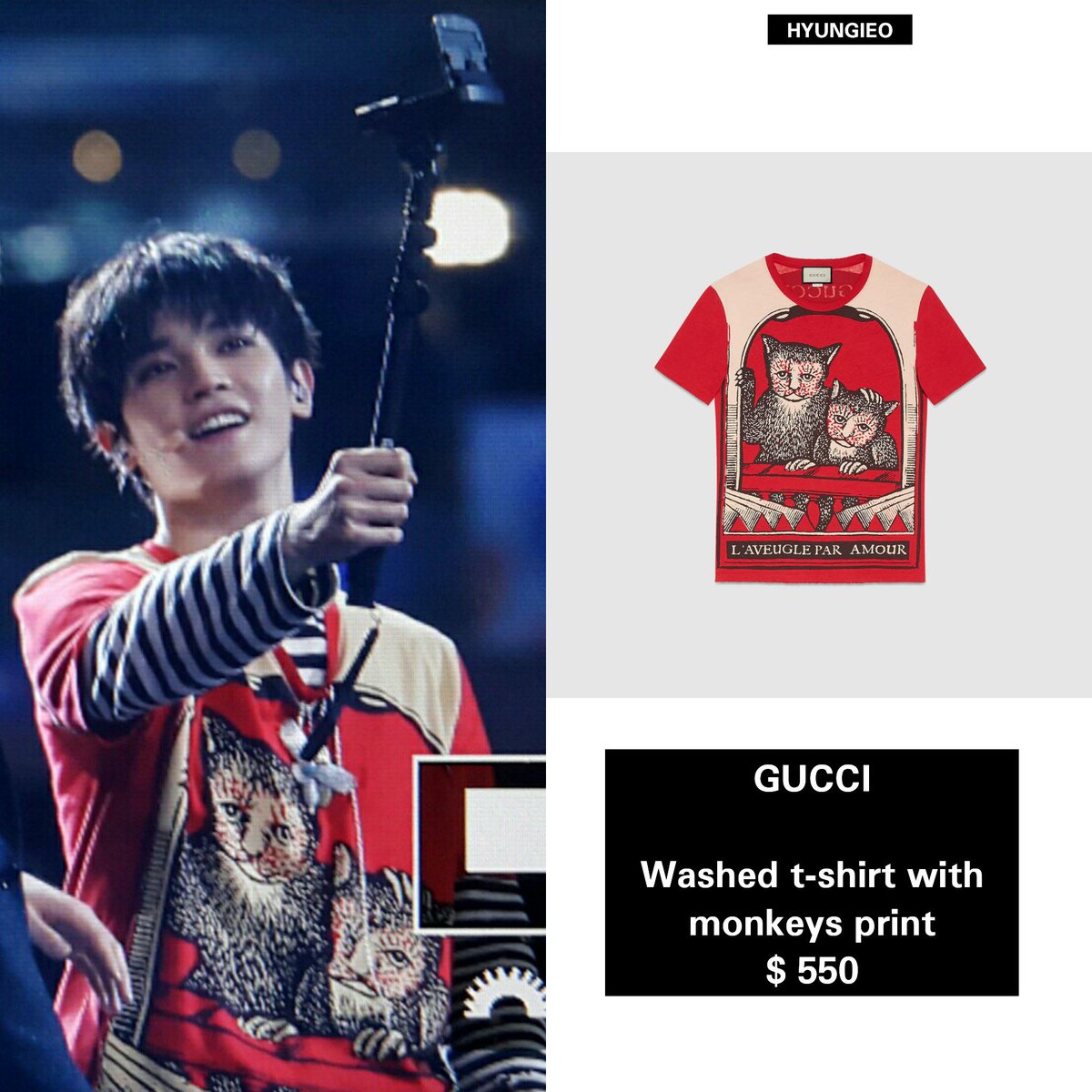 gucci monkey t shirt