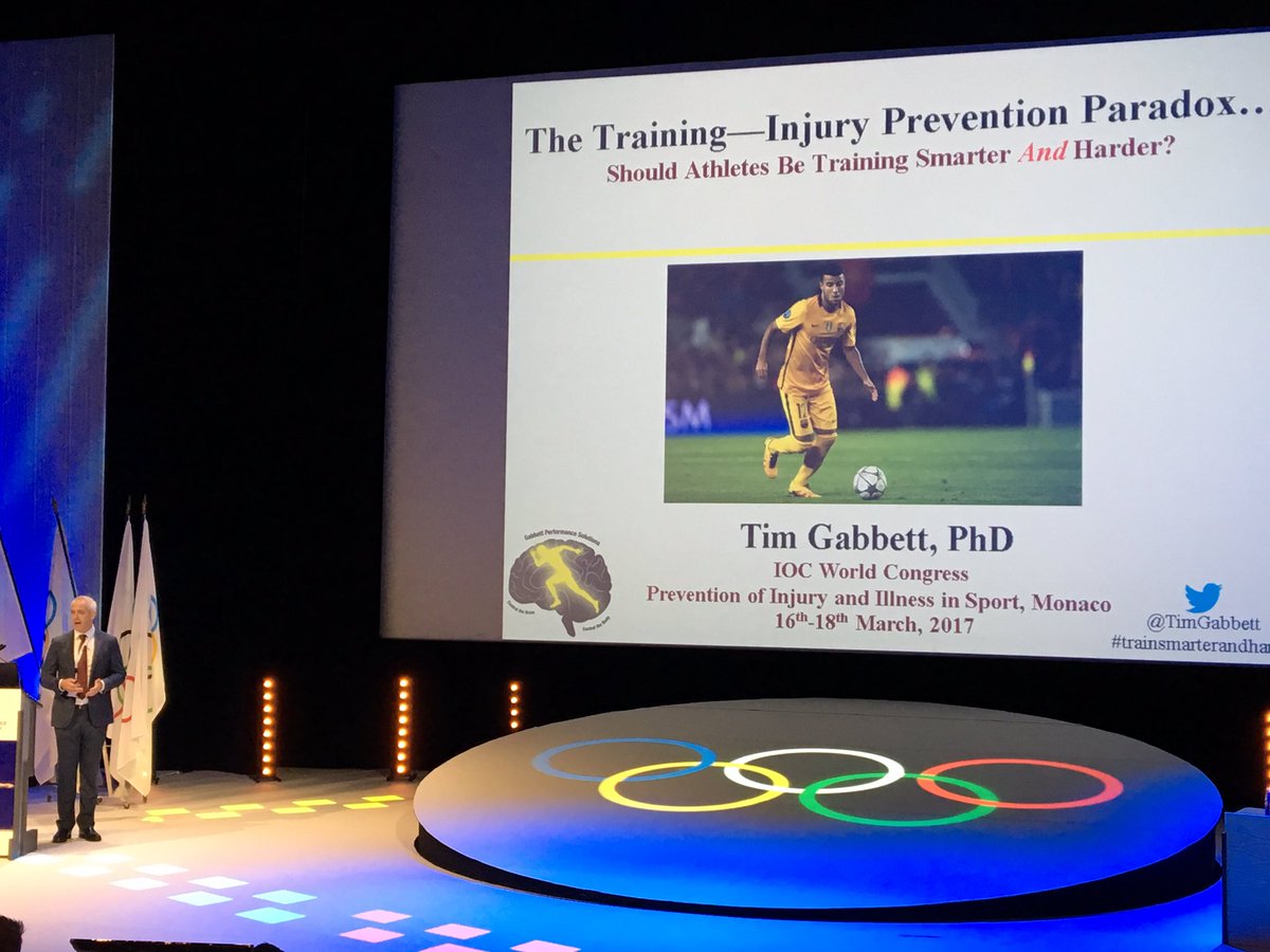 Øyvind Erås (@oyvinderas) on Twitter photo One of the highlights of #IOCprev2017, <a href="/TimGabbett/">Tim Gabbett</a> talk "Should athletes be training smarter AND harder" #load #monitoring One of the highlights of #IOCprev2017, <a href="/TimGabbett/">Tim Gabbett</a> talk "Should athletes be training smarter AND harder" #load #monitoring