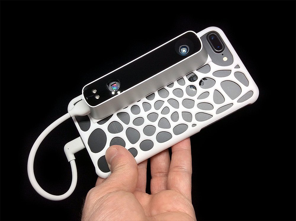 404_art's tweet photo. Check out our new iPhone 7 plus Structure Sensor case https://t.co/d2NcIIRQgW Hope you like it @structure @occipital #iPhone #cases https://t.co/1qIQrOPiqm