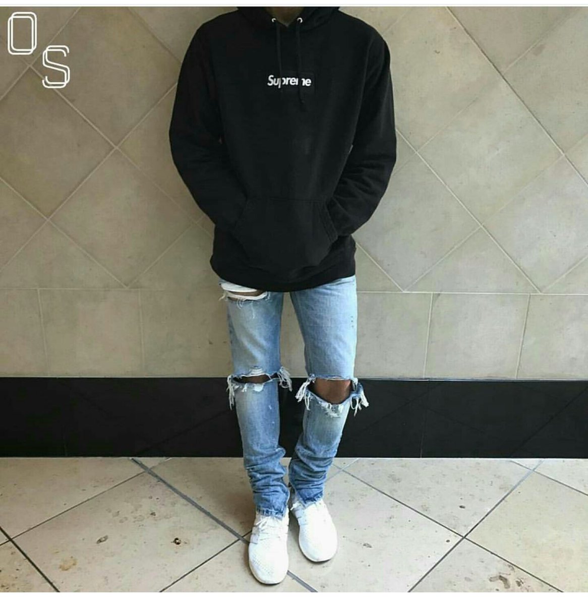 jeans and ultraboost