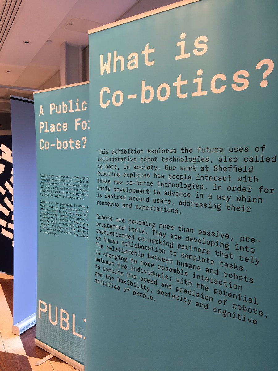 SHUmorningglory's tweet photo. Today we're at the robotics exhibition in the Crucible Theater to find out how robots will be sharing our future 🤖 https://t.co/i274YyYl8J