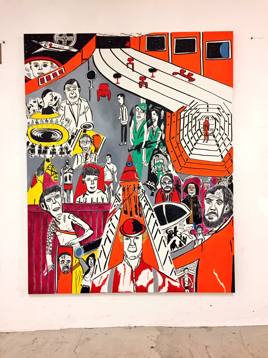 ChromArtOrg's tweet photo. Tim Stocks #exhibition @brixtonpound. Punchy vibrant #art that we love. https://t.co/edaFI6Qc0m