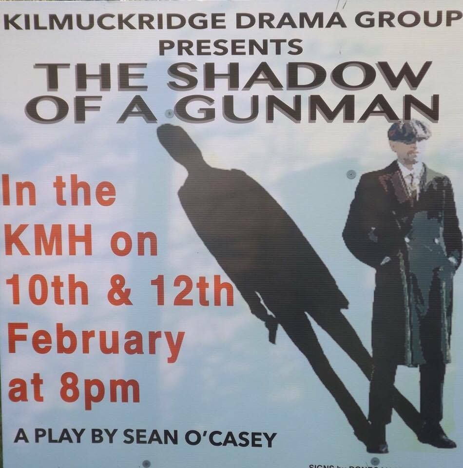 ShercockDF's tweet photo. Tonight welcome Kilmuckridge DG with The Shadow of a Gunman by Sean O'Casey. Curtain8.30pm Sponsor #ShercockCreditUnion #rtedramafest #cavan https://t.co/ns3M7mNJIH