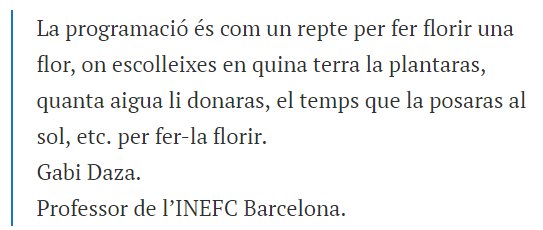 improgrammers's tweet image. Ja tenim al nostre blog la classe de @DazaGabi sobre la Programació en la iniciació esportiva. Dóna-li un cop d&apos;ull! #progenseinefcbcn2017