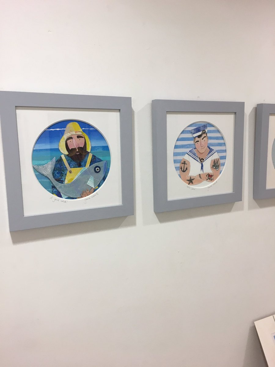 Come and meet these 'old sea dogs' by <a href="/Joanne_Wishart/">Joanne Wishart | Artist & Gallery</a> at <a href="/OuseburnOpen/">OuseburnOpenStudios</a> today and tomorrow 10-5 #piratesandsailors #openstudios #artwork