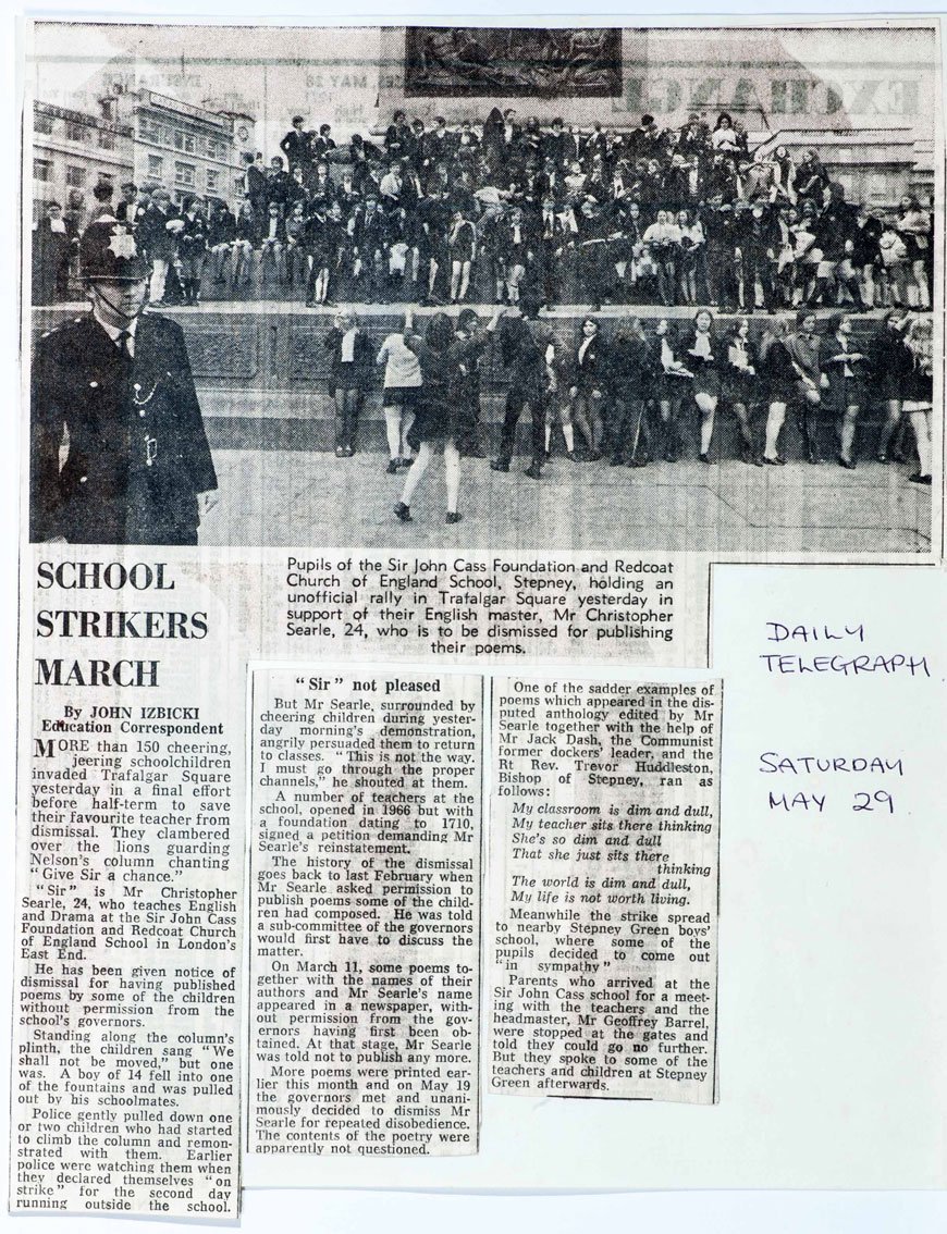 CliftonPlace's tweet photo. Stepney school poets strike and march on Westminster, 1971
#StepneyWords #ChrisSearle #RichMix https://t.co/bCj5C3d9RN