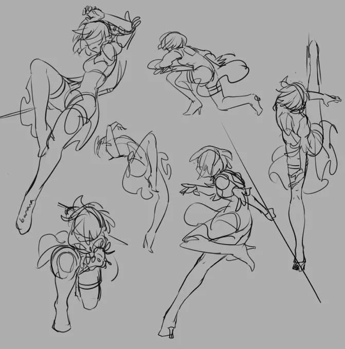 every time i draw my anatomy deteriorates just a little more, nice,, 