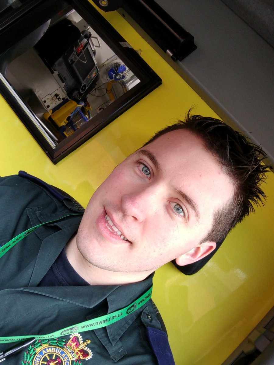 MartinParaUK's tweet photo. Back on shift today with Warren! Working from #Whiston :) #A693 #StudentParamedic https://t.co/Vo9KBF8rCg
