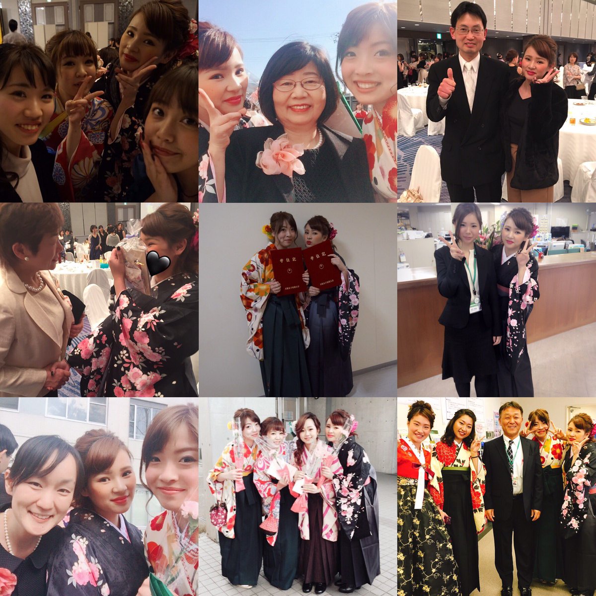 08_NANA_28's tweet photo. #余韻 #卒業式 #謝恩会 #OWJC ♥♥ https://t.co/fMr5HOw5zL