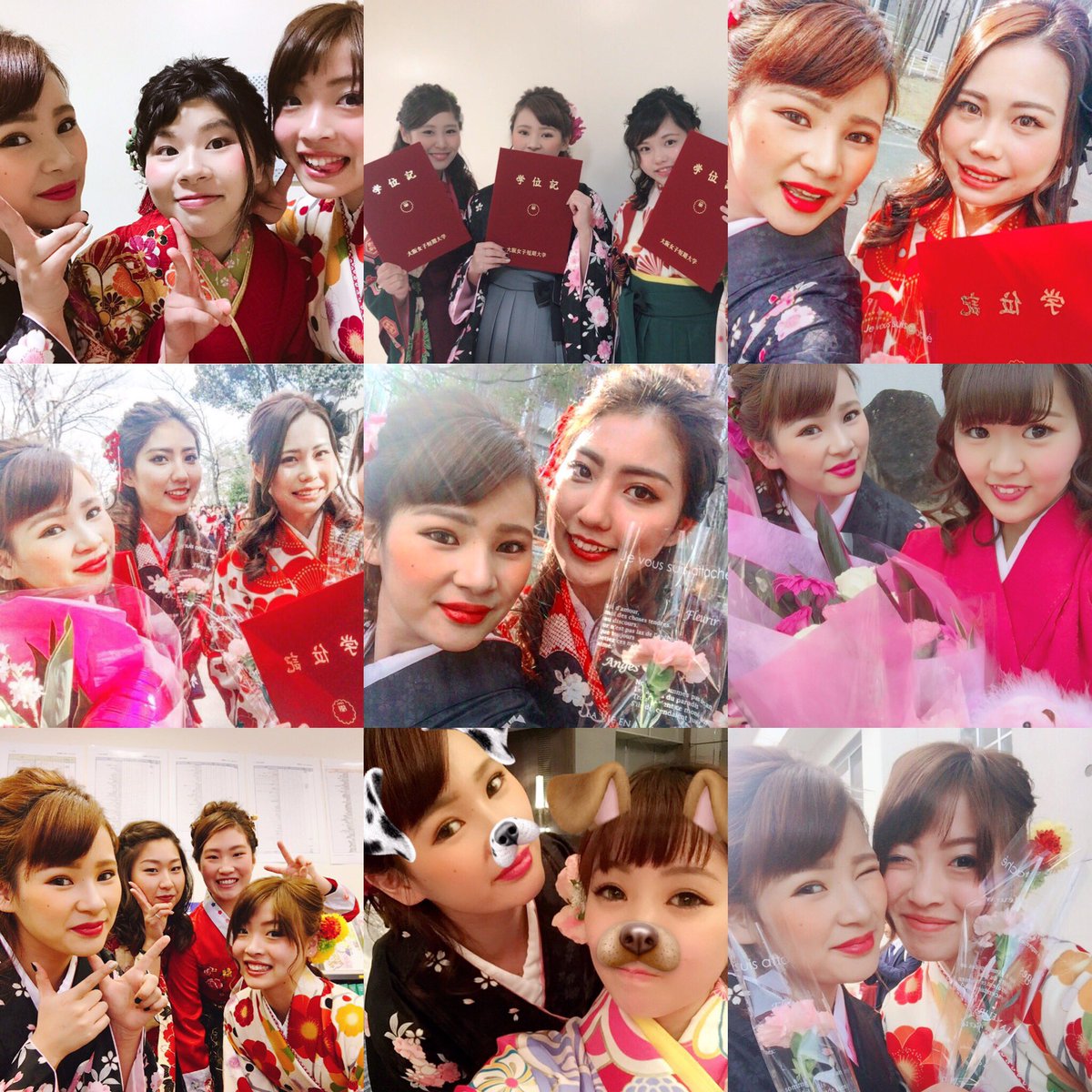 08_NANA_28's tweet photo. #余韻 #卒業式 #謝恩会 #OWJC ♥♥ https://t.co/fMr5HOw5zL