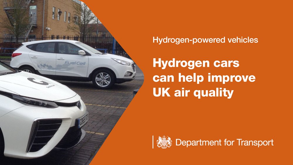 transportgovuk's tweet photo. £23m fund will make it easier to buy a hydrogen-powered vehicle and build more hydrogen fuel stations https://t.co/c9Ht6JgocM #HydrogenWeek https://t.co/JHU4AhM3y1