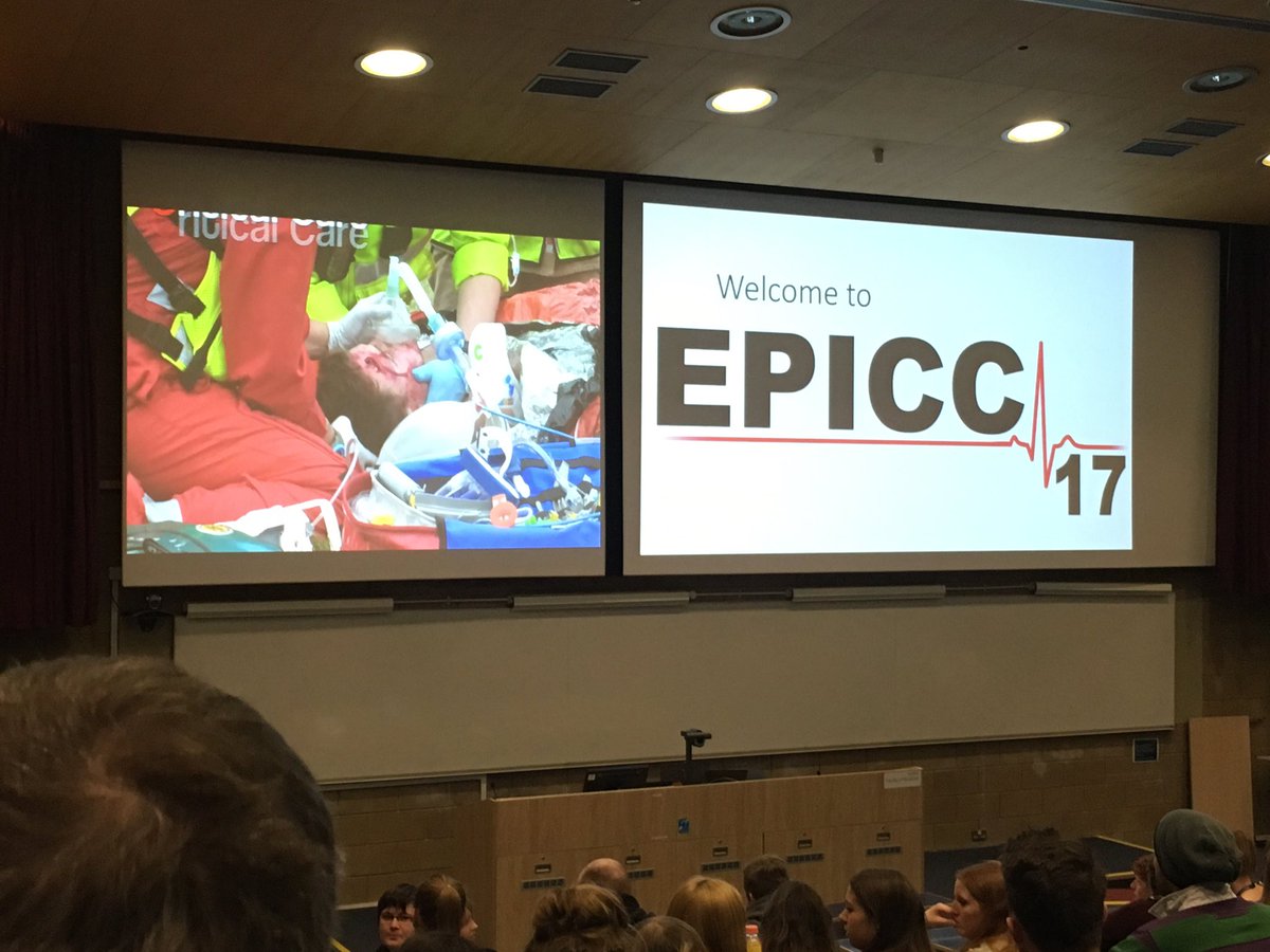 Excited and ready to go @EPICC17 #teachingthenextgeneration #dothebasicswell #emergencyandcriticalcare @UHSFT with @WessexCCP