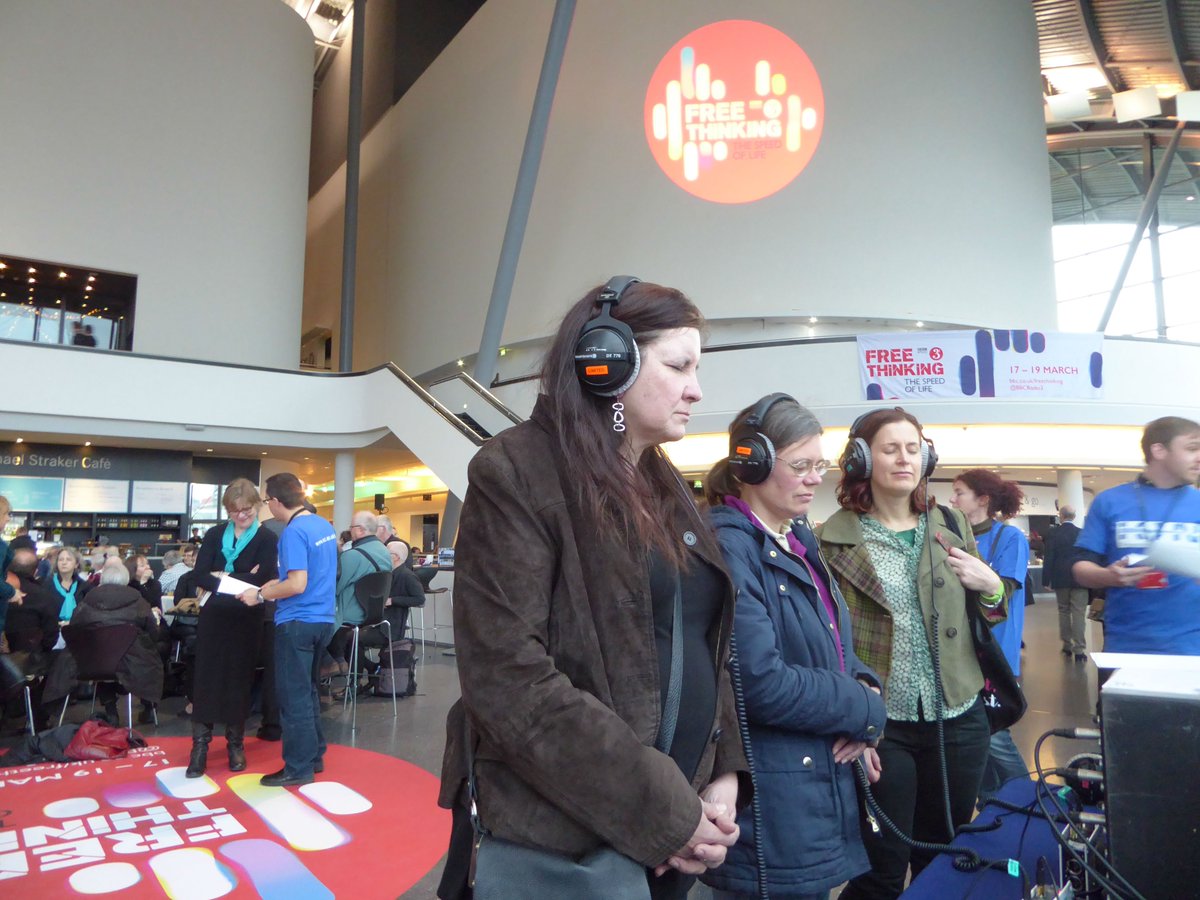 BBCRadio3's tweet photo. Scenes from the #MusicMattersLab yesterday. Try the experiment yourself online and hear the results at 12:15 today! https://t.co/kIksDhsoJH https://t.co/GHInhXLOVl