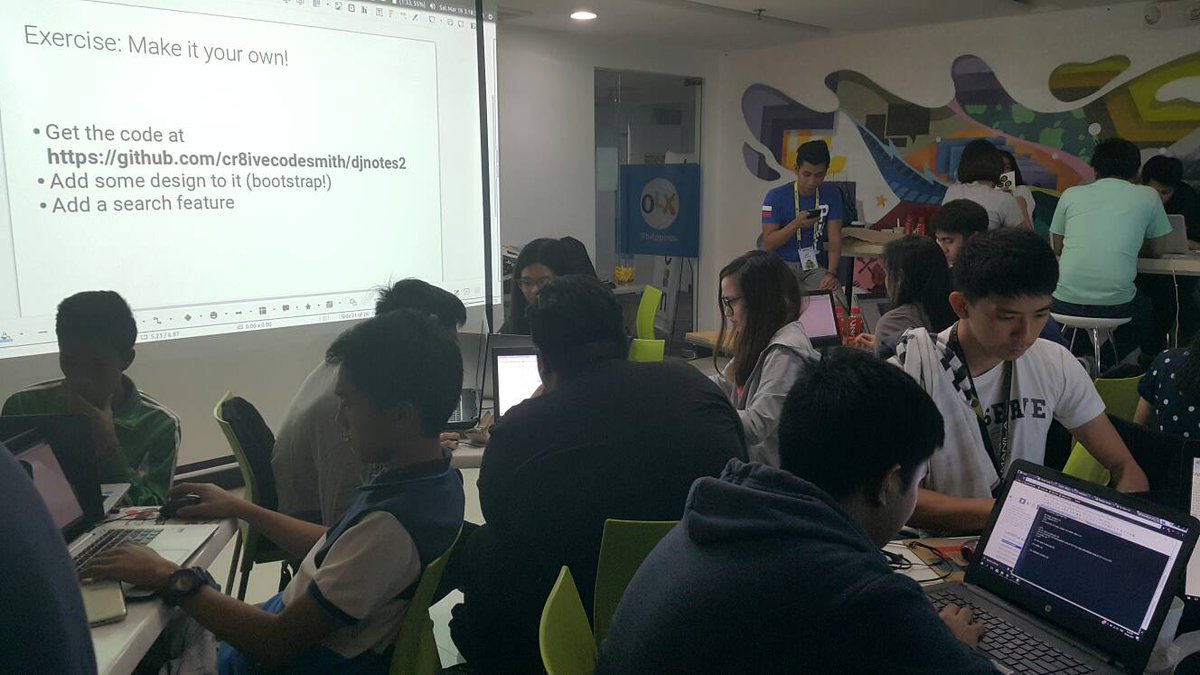 DEVCONPH's tweet photo. And the mini-hackathon has begun! Goodluck participants, may the odds be ever in your favor!! ๐๐
#DevConPH
#PythonCodeCamp
#OLXPh https://t.co/yZZksrVRFS