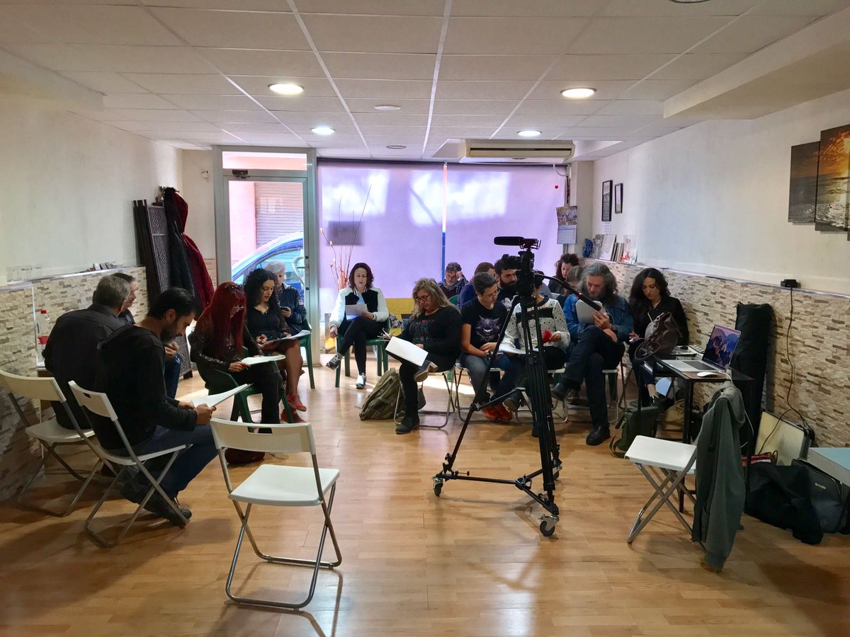 Empezamos el taller de #Interpretación al #Cine en <a href="/EscuelaTeyDe/">Escuela TeyDe</a> con #BenitoRabal y <a href="/grupo_libelula/">Grupo Libélula</a>  #Águilas